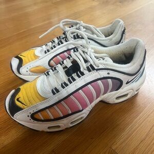 Nike White and Multicolor Sneakers